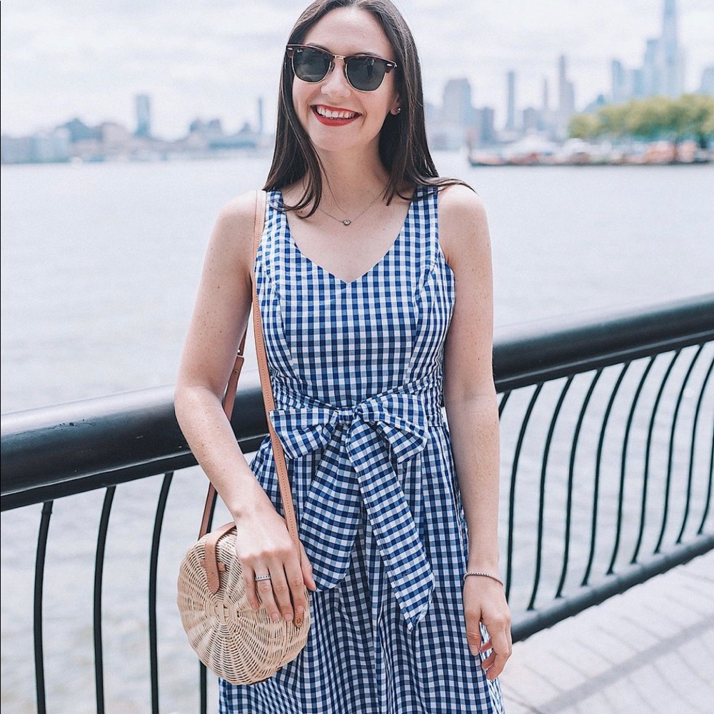 A.Colin by Flying Tomatoes Blue Gingham Dress